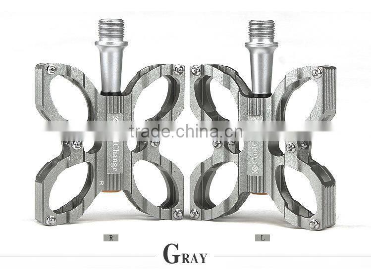 Colorful ball bearing steel cage bicycle pedals for MTB and BMX