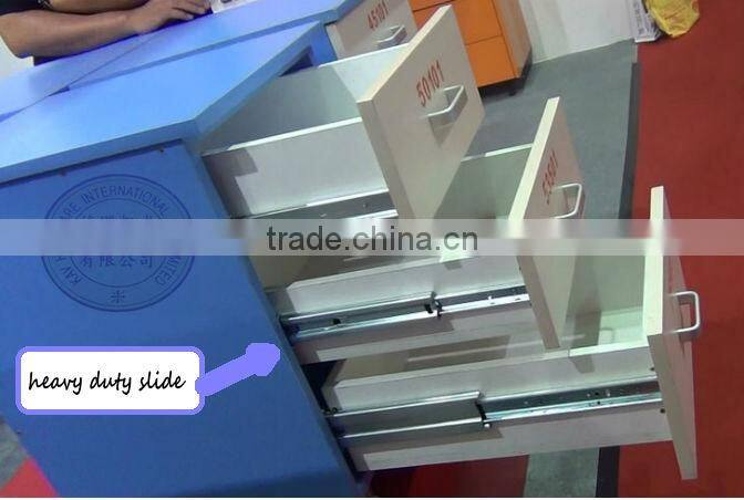 53mm wide ball bearing industrial draw track for telecommunication racks