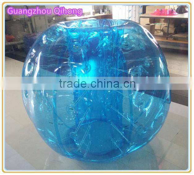 Commercial grade inflatable zorb soccer indoor, zorb soccer balls, human sized bumper ball