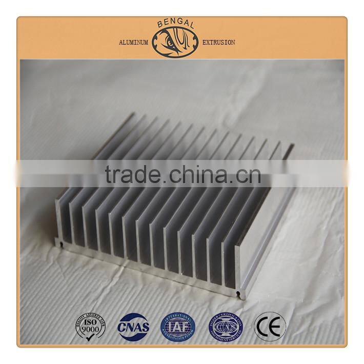 LED Light Radiator Aluminum Extrusion Products , Alloy for Aluminum Radiator