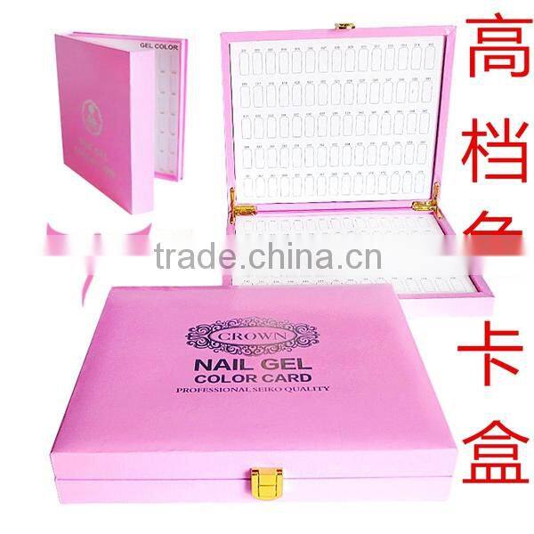 150 colors CROWN nail gel color card,gel polish color display book