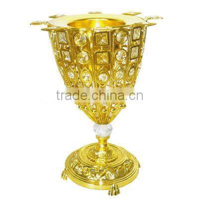 2014 metal & wood incense burner X238