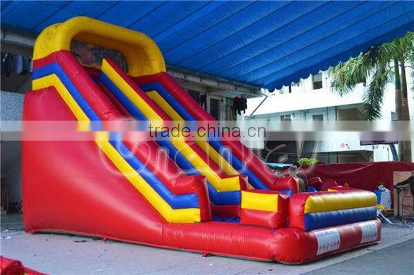 2016 commercial giant inflatable dry slide for children, slide inflatable