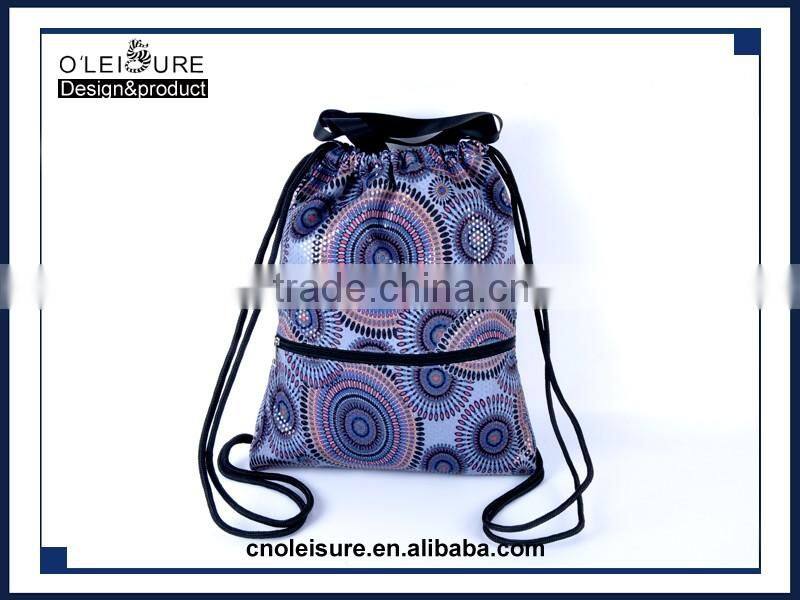 Liberty Bags Large Drawstring Backpack Sport Bag GYM bag for 2015