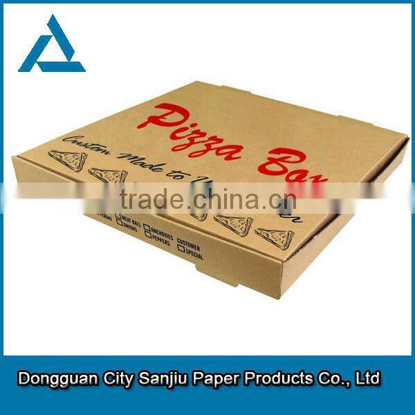 customized paper pizza packing box cheap pizza boxes