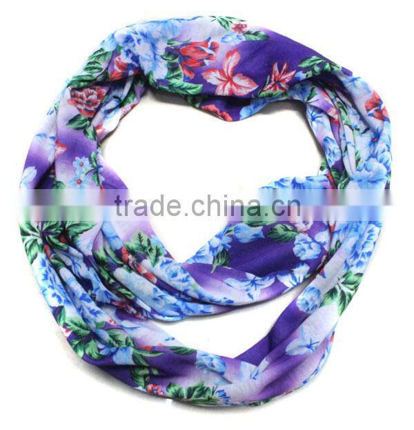 red color best selling plain wholesale infinity scarf
