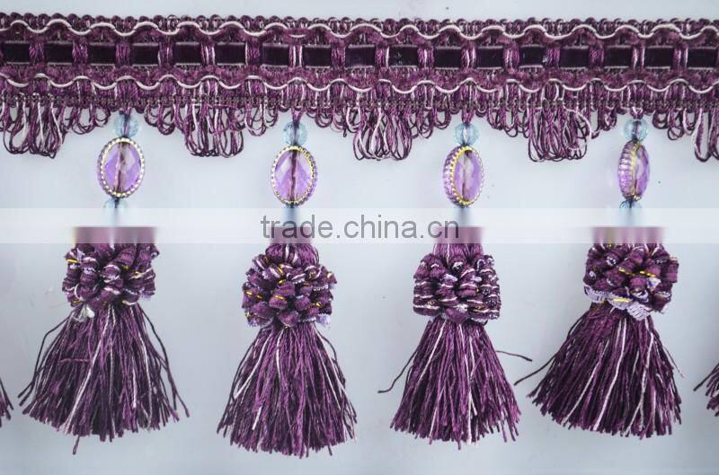 colorful curtain tassel fringe wholesale