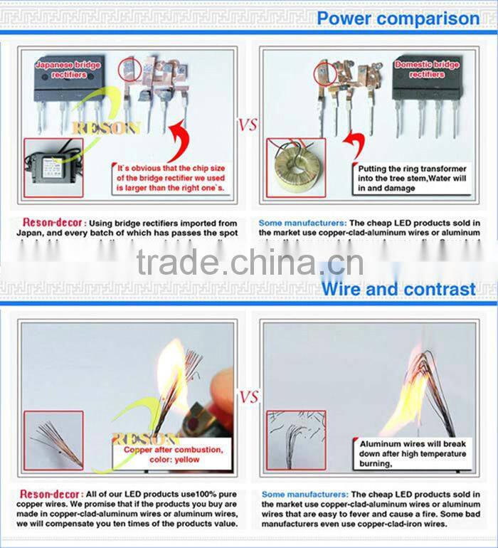 H:3m led outdoor light buy christmas tree garden decoration