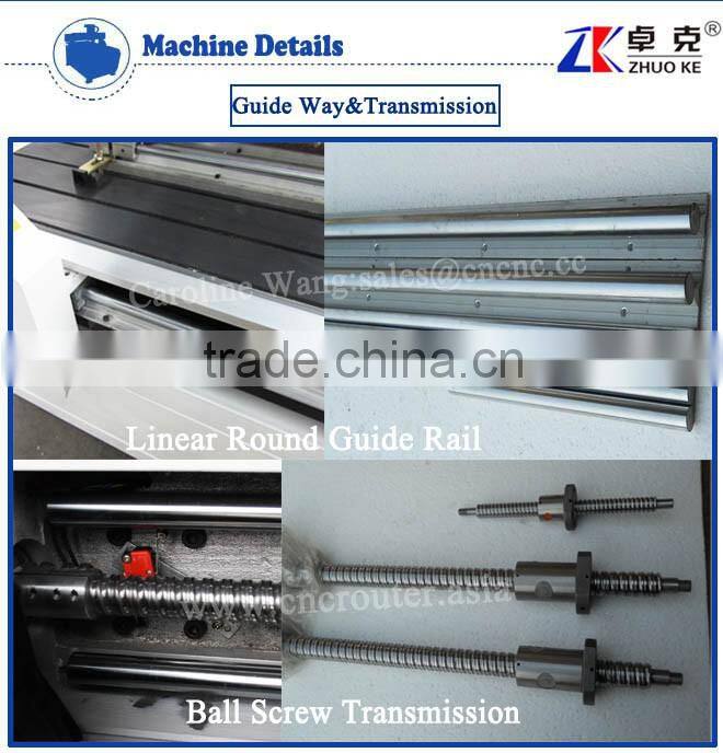 Unique Design 4 Axis Advertising CNC Engraving Machine ZK-6090 With 200MM Z-Axis