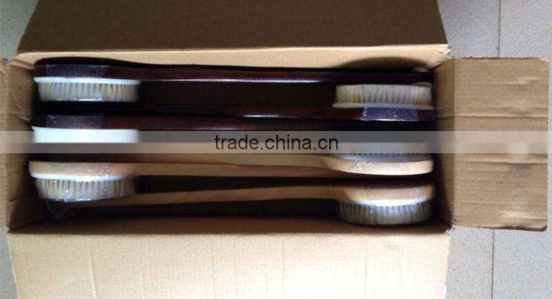 Wooden bath brush