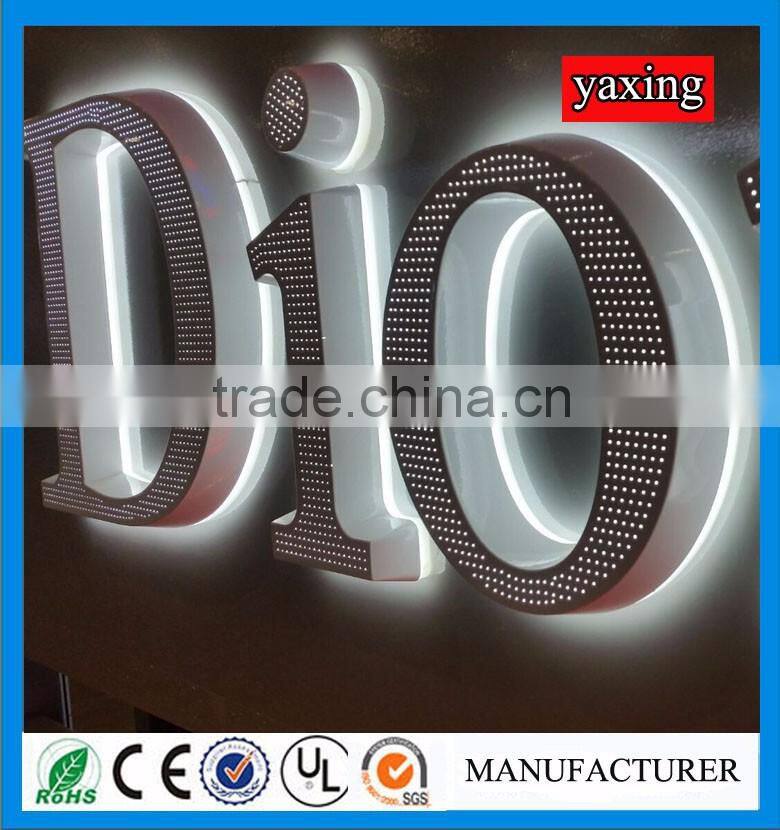 Luminous Outdoor Deocrative Led Backlit Sign Letter