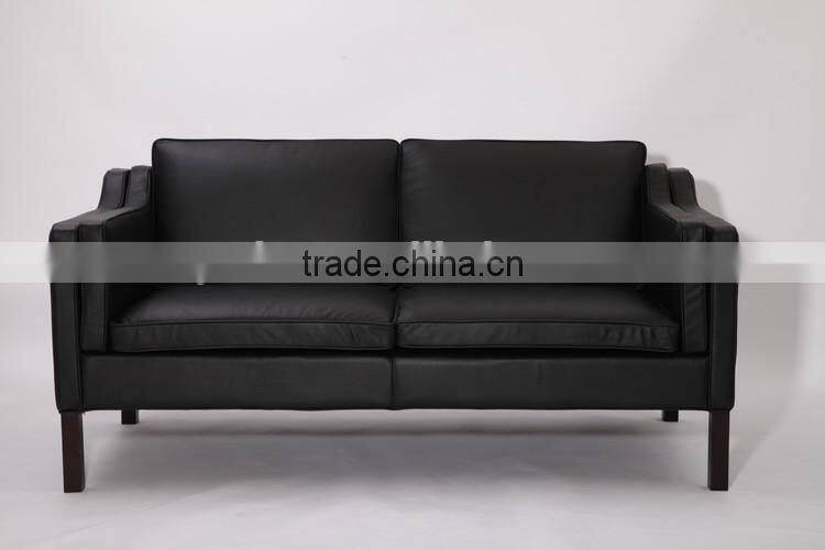 Black couch living room sofa borge mogensen sofa leather wholesale