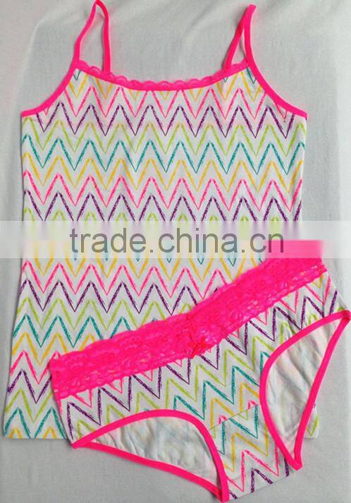 Hot selling good quality for children boutique clothes girl sleepwear