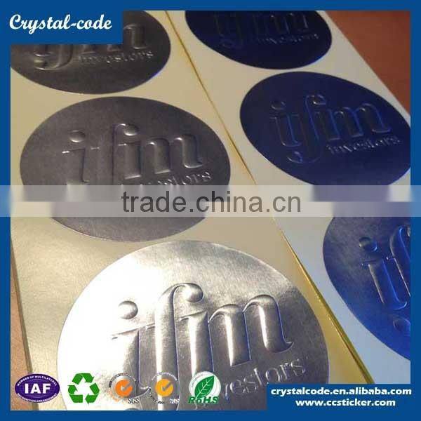 Good stability ultra-peelable perforating heat protection aluminum foil sticker