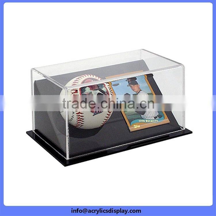 New coming hot sale promotion customized clear acrylic baseball case