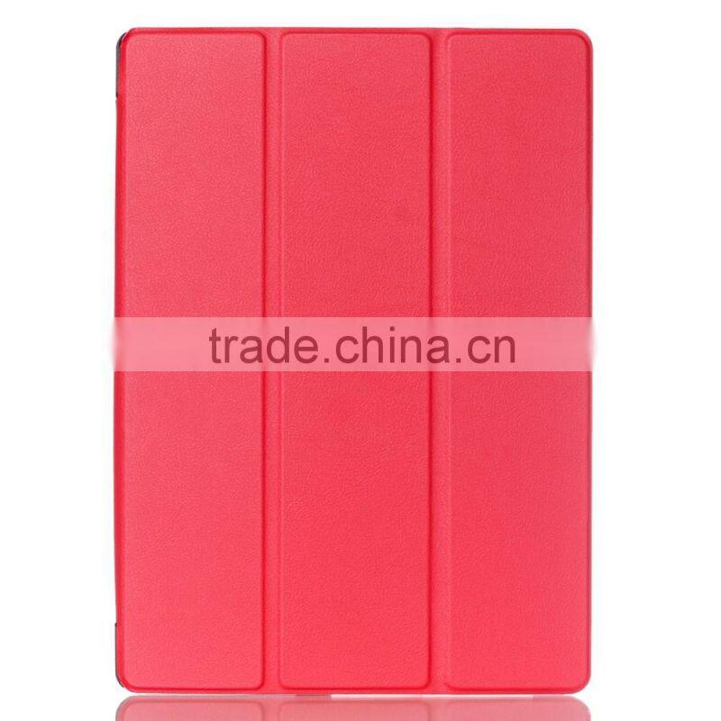 Cheap price shenzhen factory colorful slim magnet leather folders for iPad pro