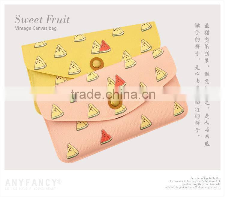 2014 new multifunction women canvas phone bag,Korean ladies card holder