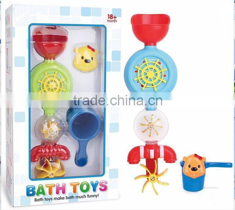 2016 babies toy bath toy squirt duck organizer with CE/ROHS certificates