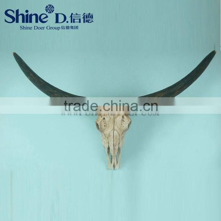 Natural cattle skull head buffalo skull animal head wall decoration