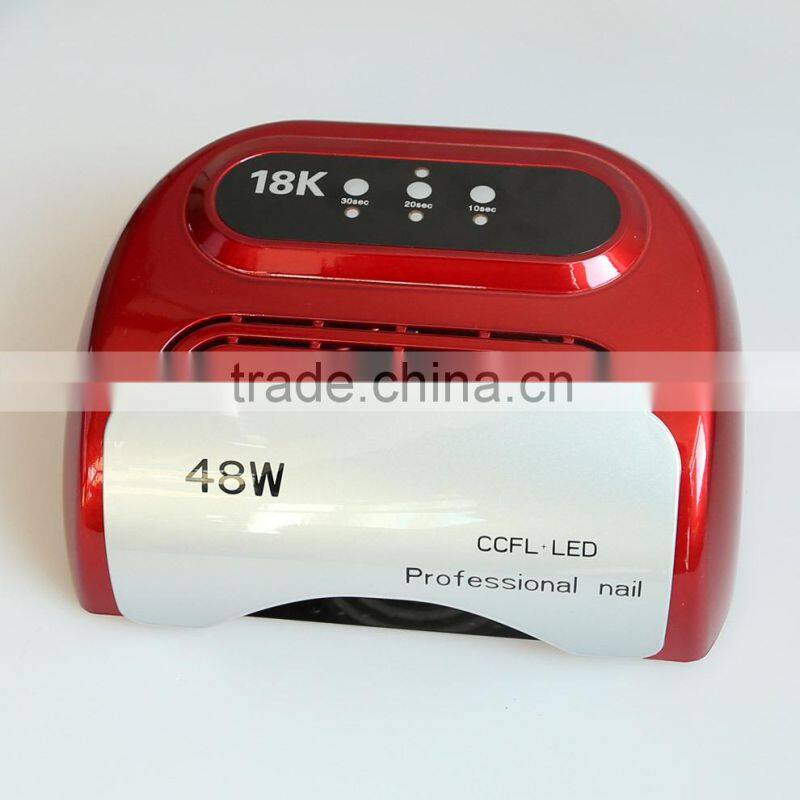 Jake recommend 48w ccfl LED/UV lamp,nail art uv lamp 100-260v