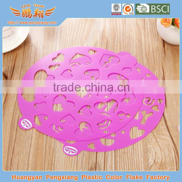 Fashionable First Rate High Quality food grade cake stencils