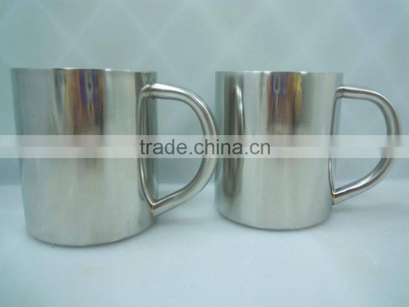 300ml 2014 Hot selling eco-friendly FDA LFGB double layer stainless steel coffee mug cup tumbler