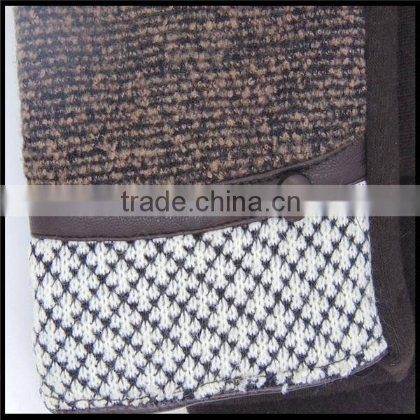 2016 NEW China Supplier Fashion Micro Velvet Hand Gloves For Men