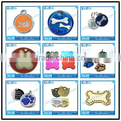Factory direct sale colored cheap personalized pet dog tags