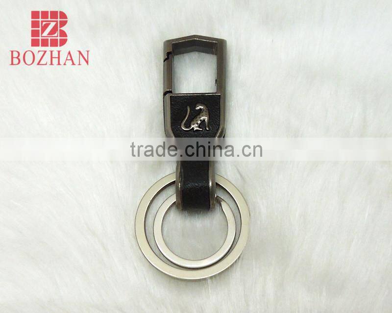 Gentleman style carabiner keychain