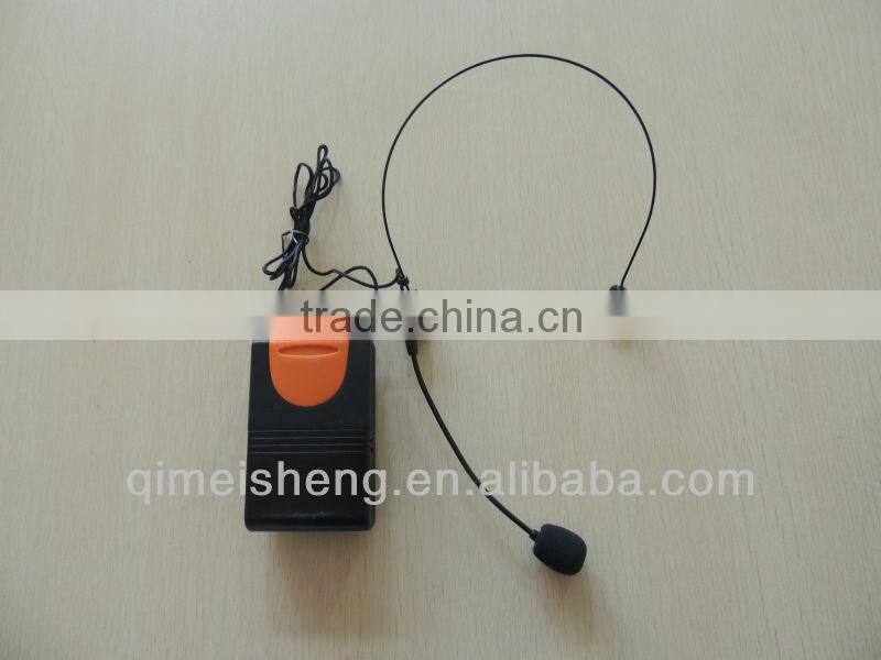 Double 6" subwoofer portable speaker with USB/SD/FM/Wireless Mic/Guitar input/Remote control