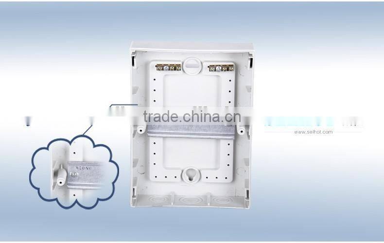 distribution panel mcb box TXM-6way plastic abs din rail enclosure box