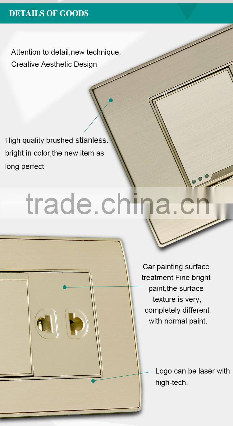 wall mount power electrical 1 gang 2 pin multi switch socket outlet and plug