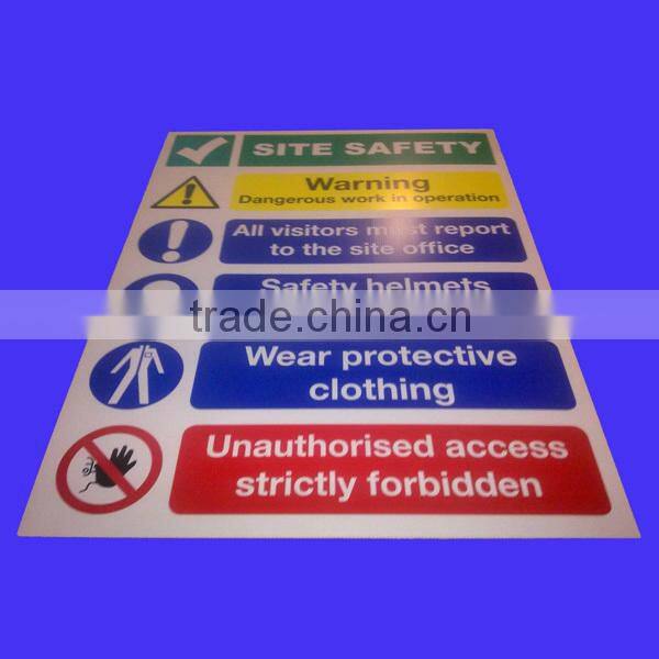 UV printing Corona treated pp plastic sign board