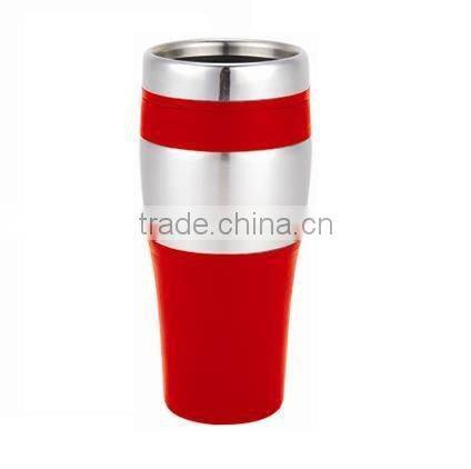 plastic promotional travel mug