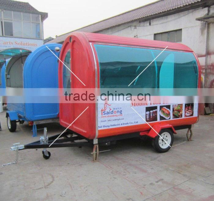Direct Factory Outlet Shopping Food Carts Food Trolley/Food Van Trailer