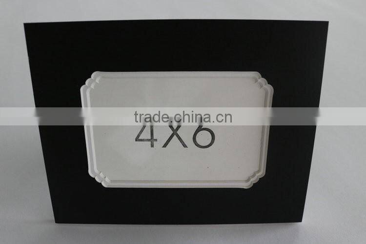 Promotional gift insert phtos 4x6" paper frame white magic photo frame