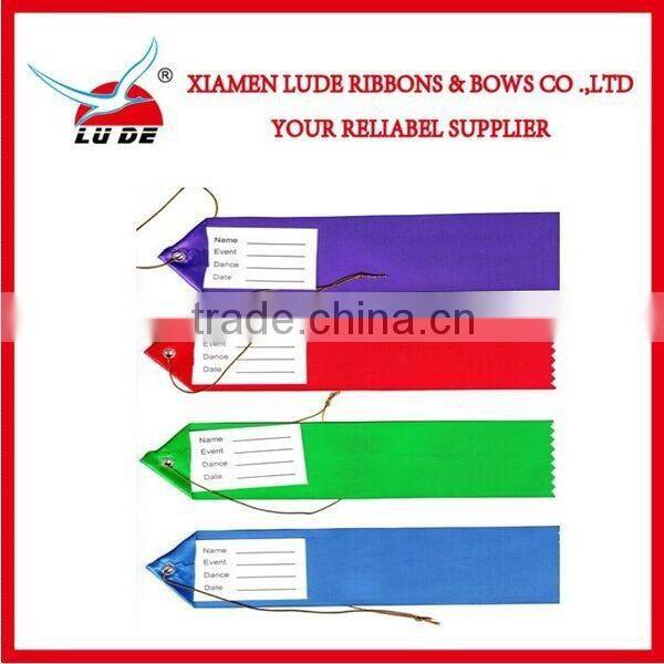 2015 wholsale Custom printed 1st place ribbon,2nd place ribbon,3rd place ribbon/all kinds of award ribbons