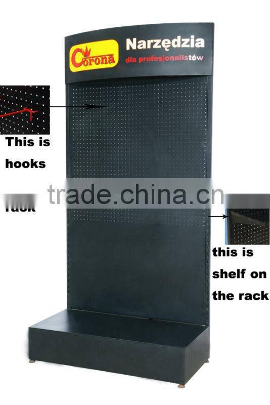gree air conditioners supermarket display stand-racks with hooks and shelf