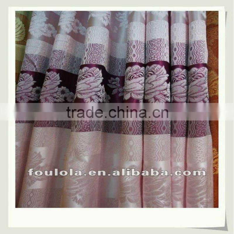 Latest Polyester Yarn Dyed Sheer Curtain Material