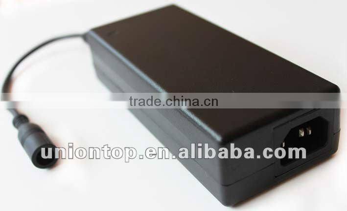 High efficiency 72W power adapter , 12V 6A power adapter for LCD monitor