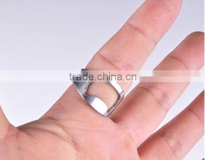 cheap promotional gift multifunctional metal ring shaped beer bottle opener