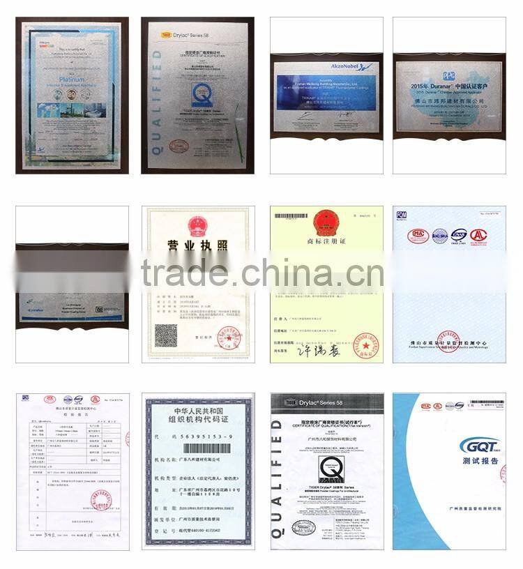 Aluminum honeycomb laminated aluminum composite wall panels