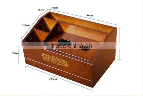 desktop white beauty acrylic/wooden organizer box