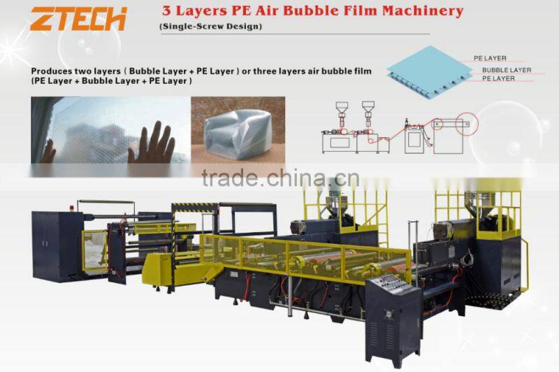 new design air bubble wrap film making machinery production line