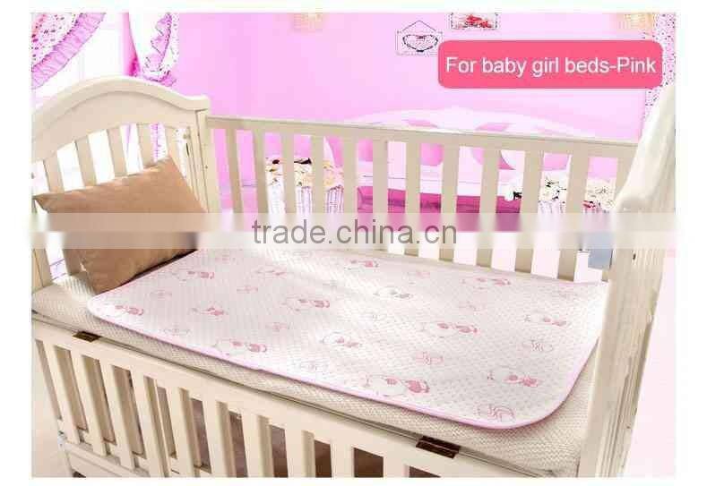 Firm Best Rated TPU Laminated Waterproof Crib Mattress Pad