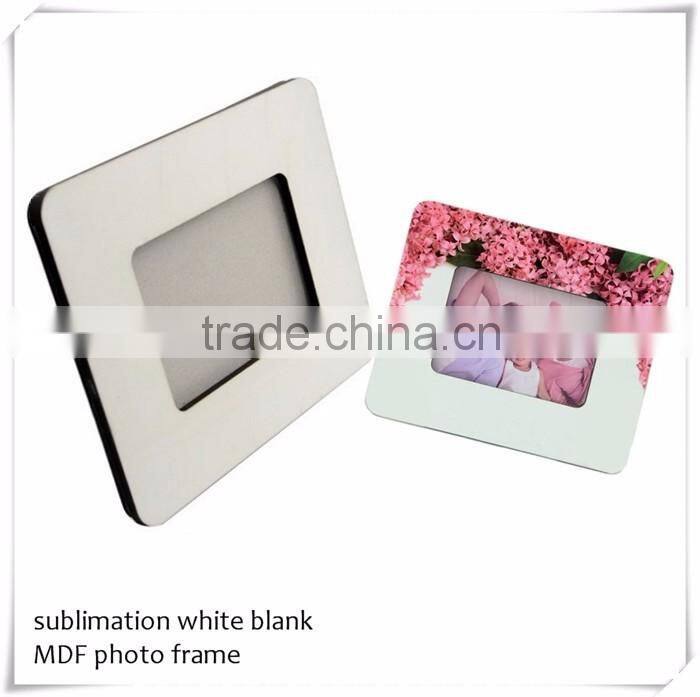 China manufacturer 6mm 7x8.5" heat transfer wooden photo frame
