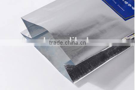 CoCoffee beans aluminum foil eight edge-sealing square bottom bag with air holes