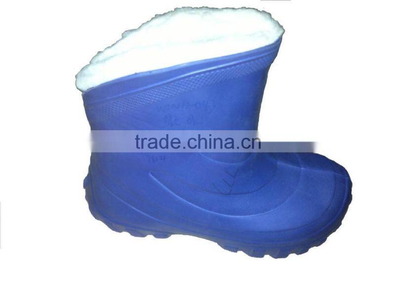 new winter men and women EVA snow boot with removable fur lining