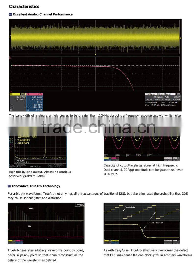 SDG2082X,80MHz signal generator digital display