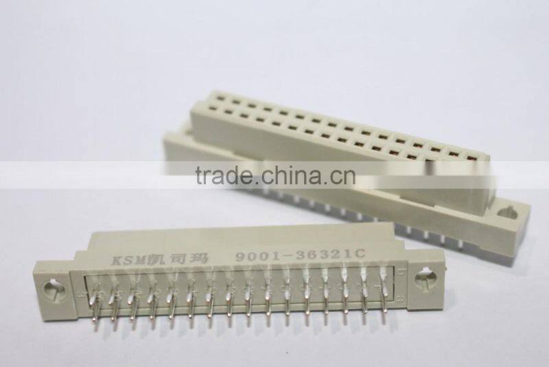 Din 41612 straight female Row 2 Euro connector